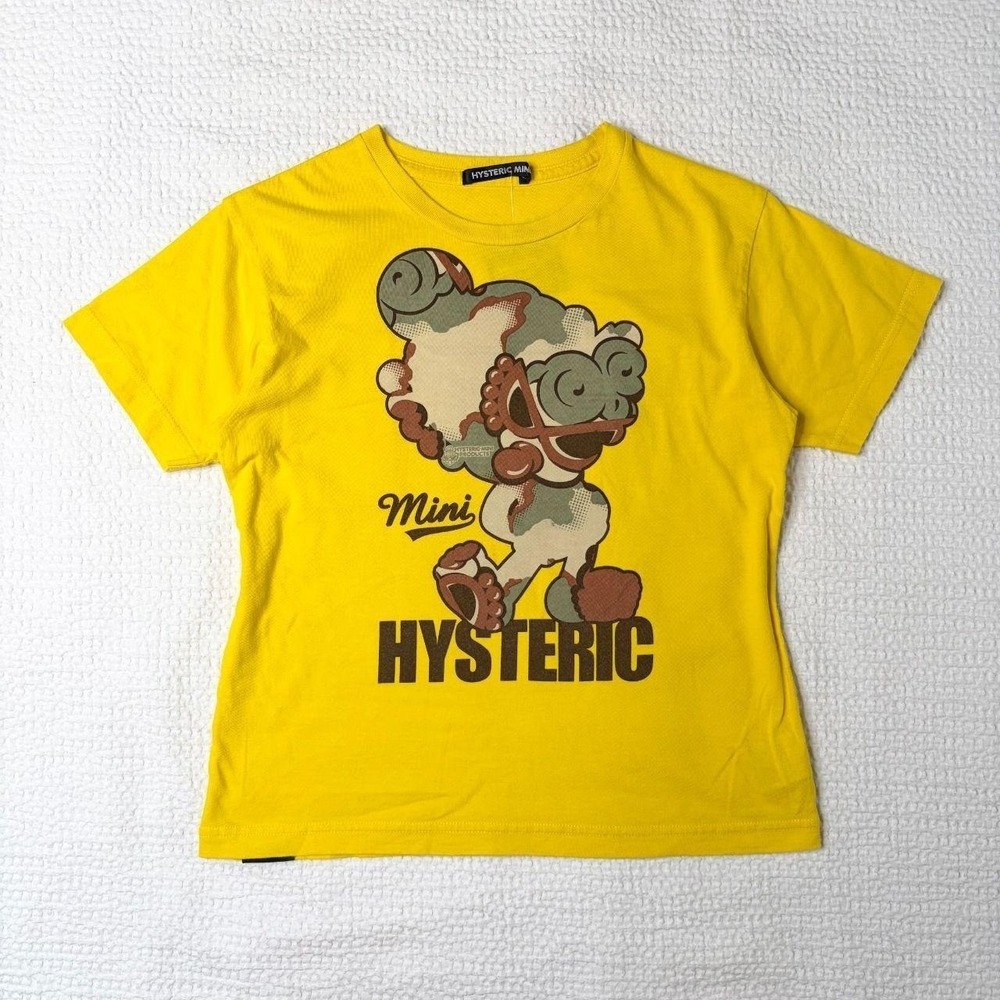 Hysteric Glamour yellow graphic tee